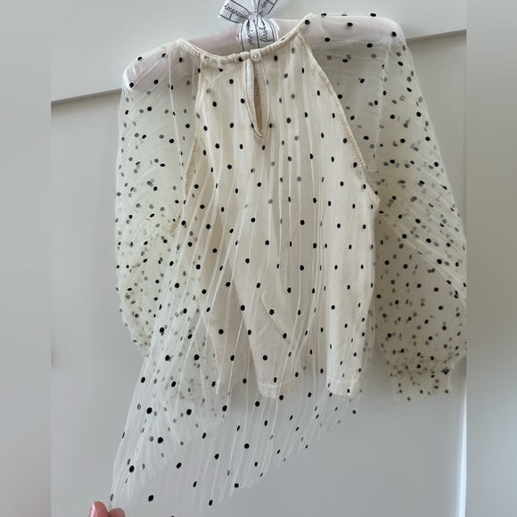 Cute polka dot top NWOT - Picture 3 of 5